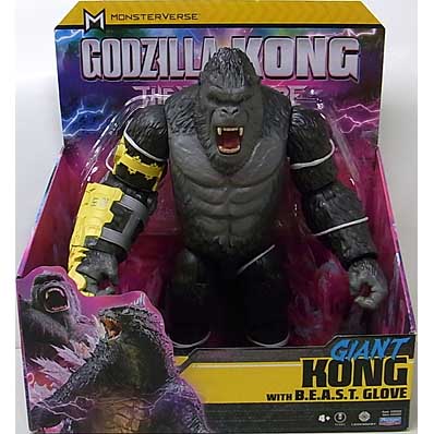 パッケージ傷み特価 PLAYMATES GODZILLA x KONG: THE NEW EMPIRE 11インチアクションフィギュア GIANT KONG WITH B.E.A.S.T. GLOVE