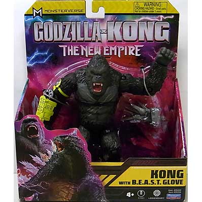 PLAYMATES GODZILLA x KONG: THE NEW EMPIRE 6インチベーシックアクションフィギュア KONG WITH B.E.A.S.T. GLOVE