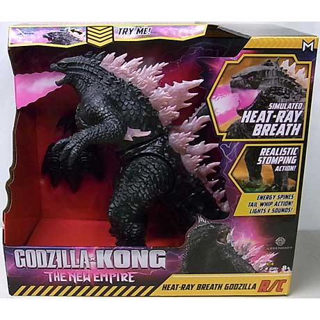 JADA TOYS GODZILLA x KONG: THE NEW EMPIRE R/C HEAT-RAY BREATH GODZILLA