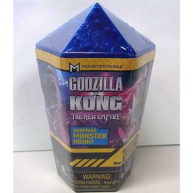 PLAYMATES GODZILLA x KONG: THE NEW EMPIRE HOLLOW EARTH CRYSTAL WITH MINI FIGURE (BLUE)