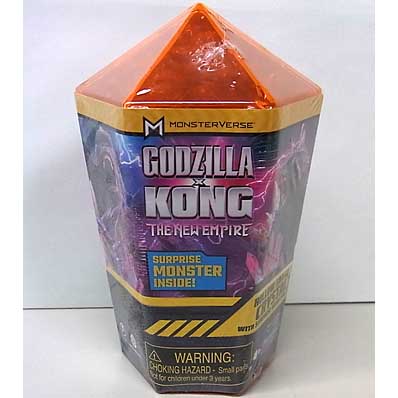 PLAYMATES GODZILLA x KONG: THE NEW EMPIRE HOLLOW EARTH CRYSTAL WITH MINI FIGURE (ORANGE)