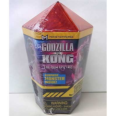 PLAYMATES GODZILLA x KONG: THE NEW EMPIRE HOLLOW EARTH CRYSTAL WITH MINI FIGURE (RED)