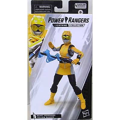 パッケージ傷み特価 HASBRO POWER RANGERS LIGHTNING COLLECTION 6インチアクションフィギュア BEAST MORPHERS YELLOW RANGER