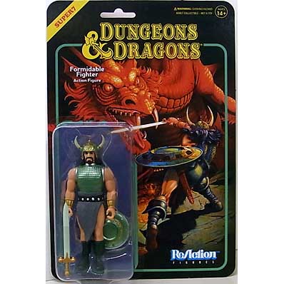 SUPER 7 REACTION FIGURES 3.75インチアクションフィギュア DUNGEONS & DRAGONS WAVE 2 FORMIDABLE FIGHTER