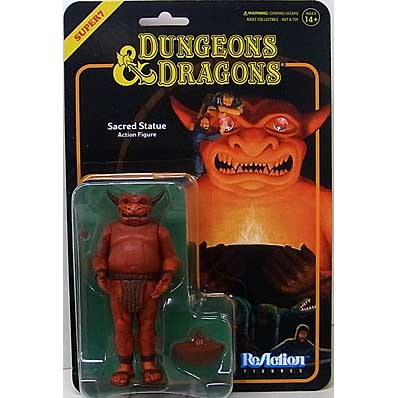 SUPER 7 REACTION FIGURES 3.75インチアクションフィギュア DUNGEONS & DRAGONS WAVE 2 SACRED STATUE (PLAYER'S HANDBOOK)