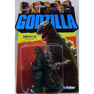 SUPER 7 REACTION FIGURES 3.75インチアクションフィギュア TOHO GODZILLA '84 (TOY RECOLOR)