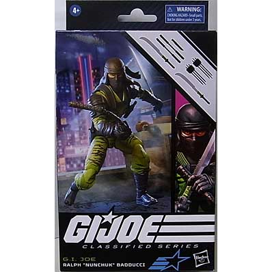 HASBRO G.I.JOE 6インチアクションフィギュア CLASSIFIED SERIES RALPH NUNCHUK BADDUCCI