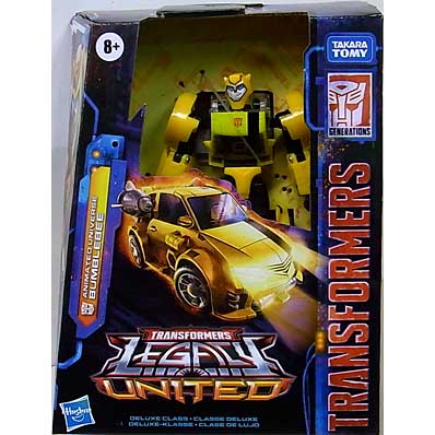 HASBRO TRANSFORMERS LEGACY EUNITED DELUXE CLASS ANIMATED UNIVERSE BUMBLEBEE
