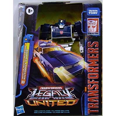 HASBRO TRANSFORMERS LEGACY UNITED DELUXE CLASS RESCUE BOTS UNIVERSE AUTOBOT CHASE