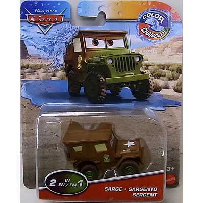 MATTEL CARS 2023 COLOR CHANGERS シングル SARGE