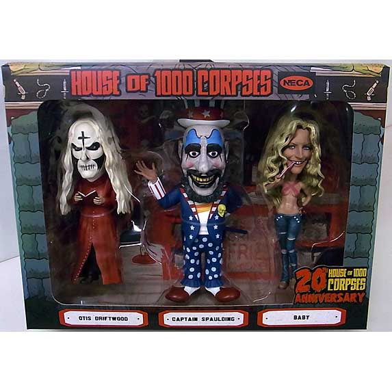 NECA HOUSE OF 1000 CORPSES スタライズドフィギュア LITTLE BIG HEAD 3PACK [20TH ANNIVERSARY]