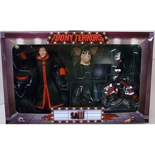 NECA TOONY TERRORS SAW JIGSAW KILLER WITH BILLY BOXED SET