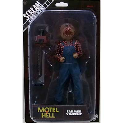 TRICK OR TREAT STUDIOS SCREAM GREATS 8インチスケールフィギュア MOTEL HELL FARMER VINCENT