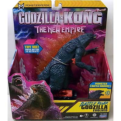 PLAYMATES GODZILLA x KONG: THE NEW EMPIRE 7インチアクションフィギュア BATTLE ROAR GODZILLA EVOLVED