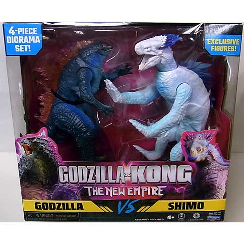 PLAYMATES GODZILLA x KONG: THE NEW EMPIRE 6インチベーシックアクションフィギュア GODZILLA VS SHIMO 2PACK