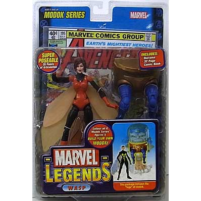 TOYBIZ MARVEL LEGENDS 15 MODOK SERIES VARIANT WASP