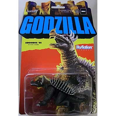 SUPER 7 REACTION FIGURES 3.75インチアクションフィギュア TOHO WAVE 5 ANGUIRUS '55