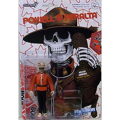 SUPER 7 REACTION FIGURES 3.75インチアクションフィギュア POWELL PERALTA WAVE 4 KEVIN HARRIS