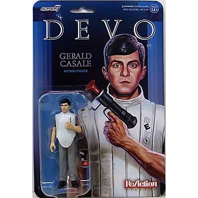 SUPER 7 REACTION FIGURES 3.75インチアクションフィギュア DEVO WAVE 3 GERALD CASALE (NEW TRADITIONALISTS)