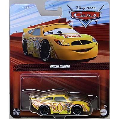 台紙傷み特価 MATTEL CARS 2024 シングル BRUSH CURBER