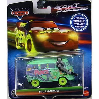 MATTEL CARS 2024 GLOW RACERS シングル FILLMORE