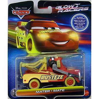 MATTEL CARS 2024 GLOW RACERS シングル MATER