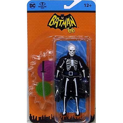 台紙傷み特価 McFARLANE TOYS DC RETRO BATMAN CLASSIC TV SERIES 6インチアクションフィギュア LORD DEATH MAN (BATMAN '66) 国内版