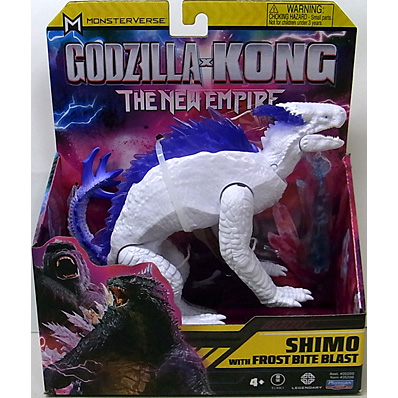 台紙破れ特価 PLAYMATES GODZILLA x KONG: THE NEW EMPIRE 6インチベーシックアクションフィギュア SHIMO WITH FROST BITE BLAST