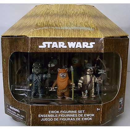 STAR WARS USAディズニーテーマパーク限定 RETURN OF THE JEDI 40TH ANNIVERSARY EWOK FIGURINE SET