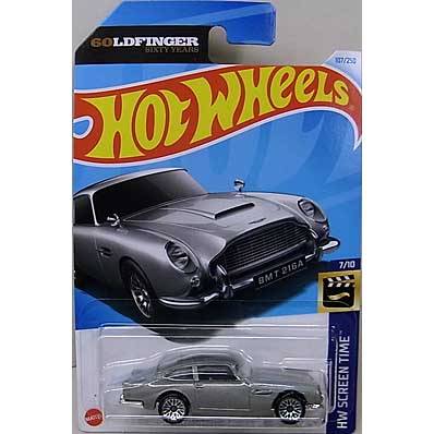 MATTEL HOT WHEELS 1/64スケール 2024 HW SCREEN TIME 007 GOLDFINGER SIXTY YEARS ASTON MARTIN 1963 DB5 #107 [国内版]