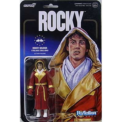 SUPER 7 REACTION FIGURES 3.75インチアクションフィギュア ROCKY WAVE 3 ROCKY I ROCKY BALBOA (ITALIAN STALLION)