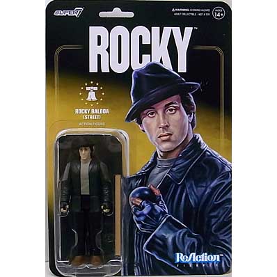 SUPER 7 REACTION FIGURES 3.75インチアクションフィギュア ROCKY WAVE 3 ROCKY I ROCKY BALBOA (STREET)