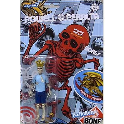 SUPER 7 REACTION FIGURES 3.75インチアクションフィギュア POWELL PERALTA WAVE 5 RODNEY MULLEN