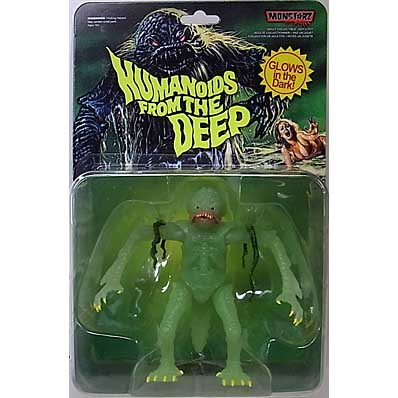 AMOK TIME MONSTARZ 3.75インチアクションフィギュア HUMANOIDS FROM THE DEEP (GLOW)