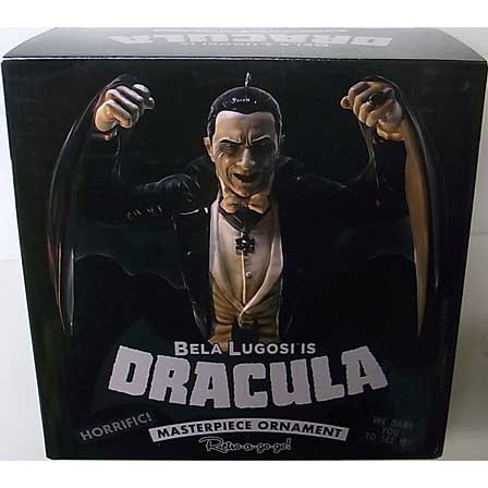 RETRO-A-GO-GO BELA LUGOSI IS DRACULA MASTERPIECE ORNAMENT (SILVER SCREEN)