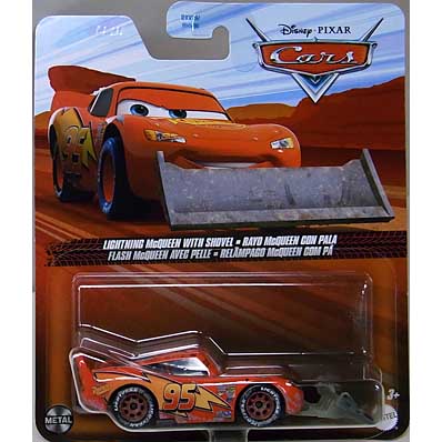 MATTEL CARS 2025 シングル LIGHTNING McQUEEN WITH SHOVEL