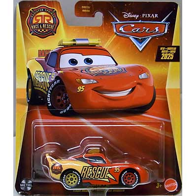MATTEL CARS 2025 RACE & RESCUE シングル LIGHTNING McQUEEN