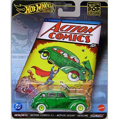 MATTEL HOT WHEELS 1/64スケール 2025 POP CULTURE ACTION COMICS #1 ACTION SEDAN / BERLINE (国内版)