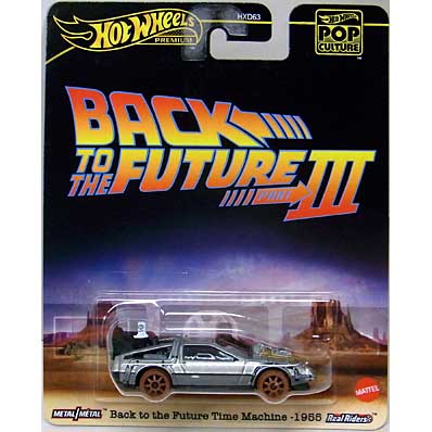 MATTEL HOT WHEELS 1/64スケール 2025 POP CULTURE BACK TO THE FUTURE PART III TIME MACHINE - 1955 (国内版)