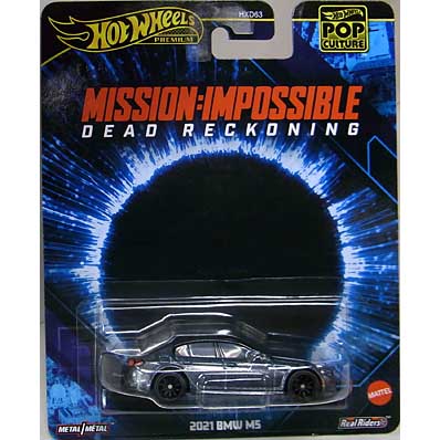 MATTEL HOT WHEELS 1/64スケール 2025 POP CULTURE MISSION: IMPOSSIBLE DEAD RECKONING 2021 BMW M5 (国内版)