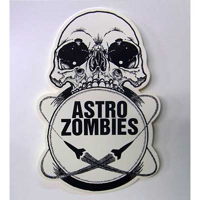 ASTRO ZOMBIES ロゴ・ステッカー（11センチサイズ）
