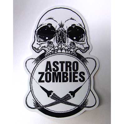 ASTRO ZOMBIES ロゴ・ステッカー（8センチサイズ）