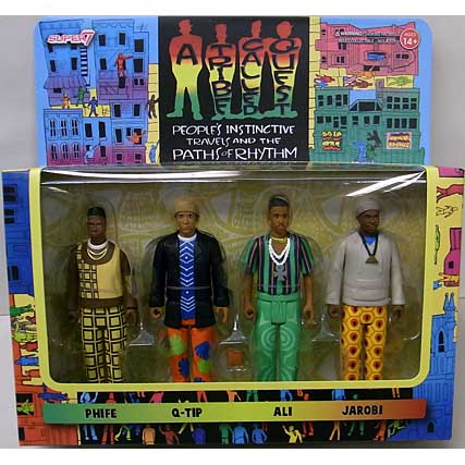 SUPER7 REACTION FIGURES 3.75インチアクションフィギュア A TRIBE CALLED QUEST WAVE 1 PEEPLE'S INSTINCTIVE TRAVELS AND THE PATHS OF RHYTHM 4PACK