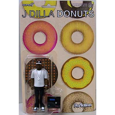 SUPER7 REACTION FIGURES 3.75インチアクションフィギュア J DILLA WAVE 2 (DONUTS - ALBUM COVER)