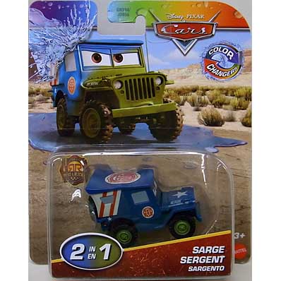 MATTEL CARS 2026 COLOR CHANGERS シングル SARGE (RACE & RESCUE)