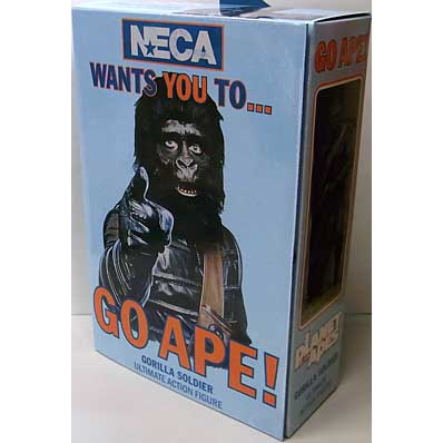 NECA PLANET OF THE APES 7インチアクションフィギュア ULTIMATE GORILLA SOLDIER