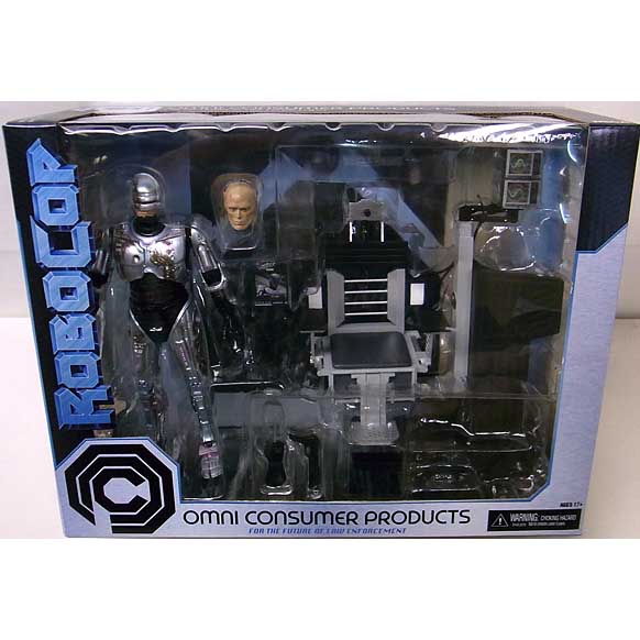 NECA ROBOCOP 7インチアクションフィギュア ULTIMATE BATTLE DAMAGED ROBOCOP WITH CHAIR