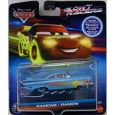 MATTEL CARS 2025 GLOW RACERS シングル RAMONE