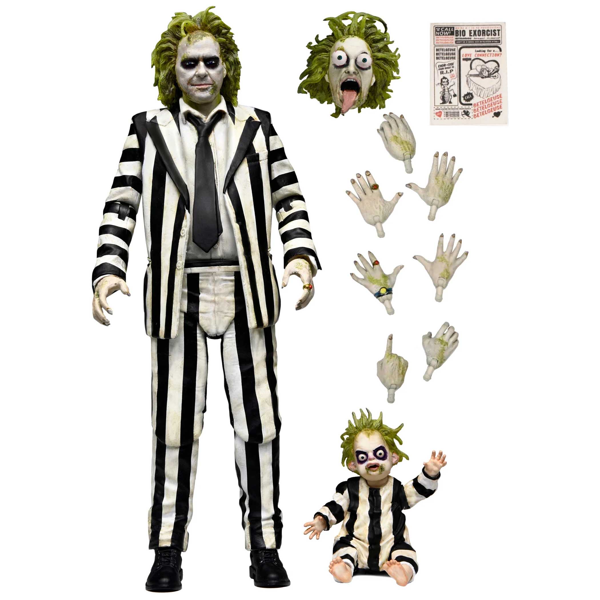 【新品未開封】NECAビートルジュース 7インチ ストライプスーツ ver ASTRO ZOMBIES | NECA BEETLEJUICE BEETLEJUICE 7インチ