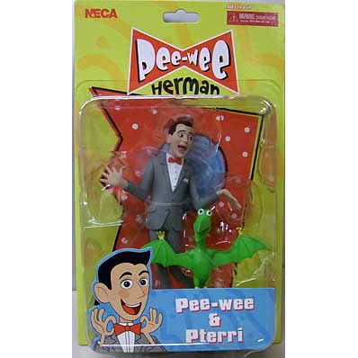 NECA TOONY CLASSICS スタイライズド 6インチスケールアクションフィギュア PEE-WEE'S PLAYHOUSE PEE-WEE & PTERRI